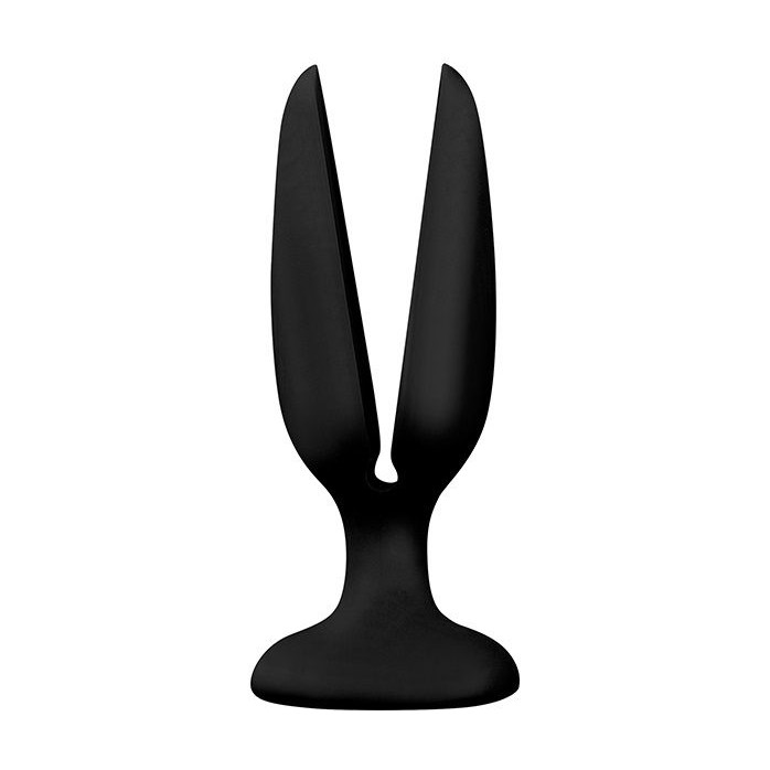 Чёрная пробка-бутон MENZSTUFF FLOWER BUTT PLUG 6INCH - 15 см - MenzStuff