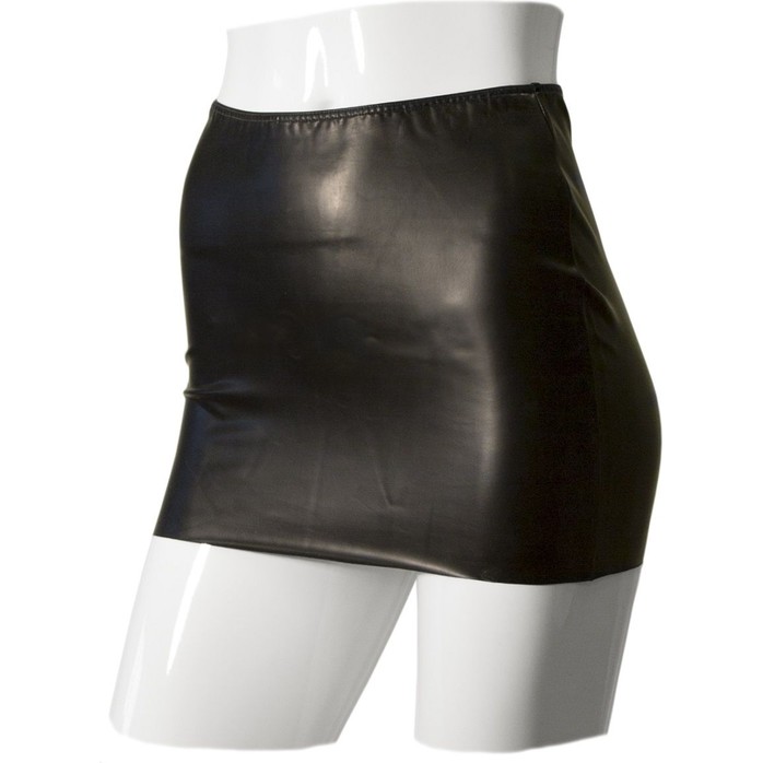 Мини-юбка с окошком сзади Datex Mini Skirt with Cut-out Rear - Guilty Pleasure. Фотография 3.
