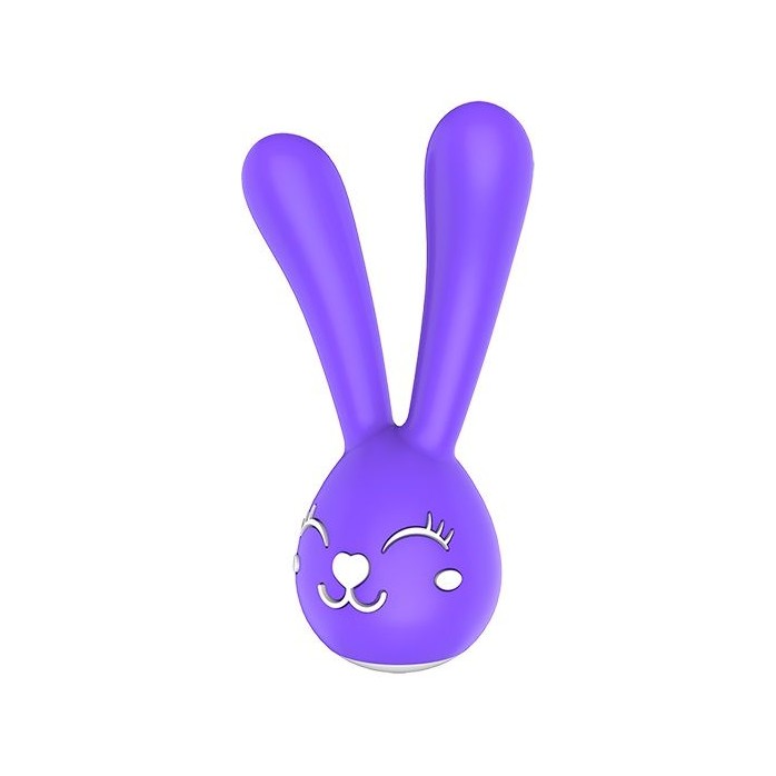 Фиолетовый вибратор-зайчик NANCY для стимуляции клитора и эрогенных зон