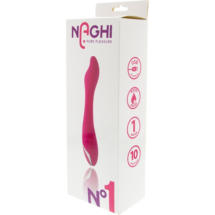 Розовый вибратор NAGHI NO.1 - 22 см - Naghi by Tonga. Фотография 2.