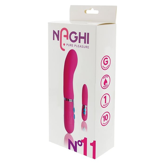 Розовый вибратор для G-стимуляции NAGHI NO.11 - 17 см - Naghi by Tonga. Фотография 2.