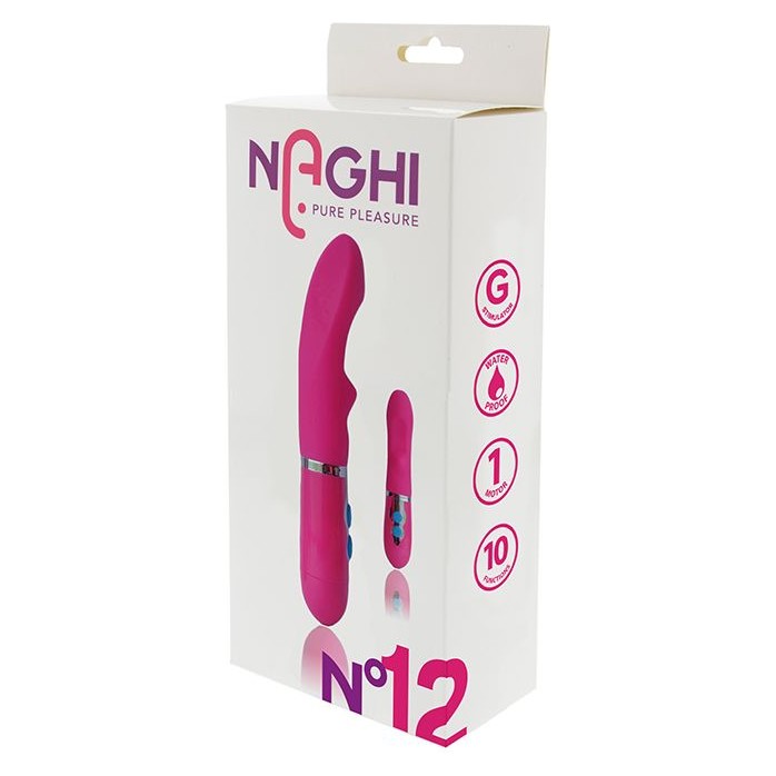 Розовый вибратор для G-стимуляции NAGHI NO.12 - 17 см - Naghi by Tonga. Фотография 2.
