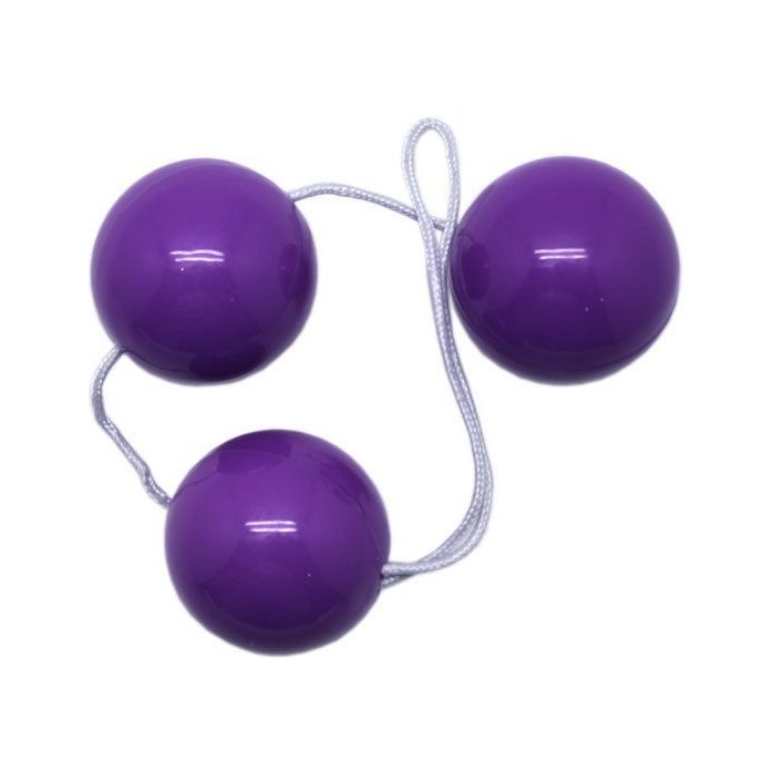Фиолетовые тройные вагинальные шарики. Фотография 2.