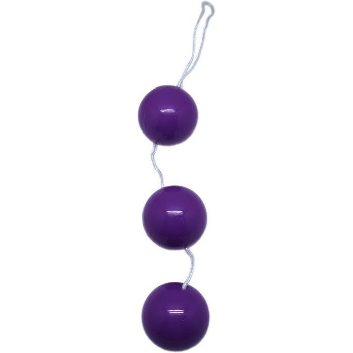 Фиолетовые тройные вагинальные шарики. Фотография 3.