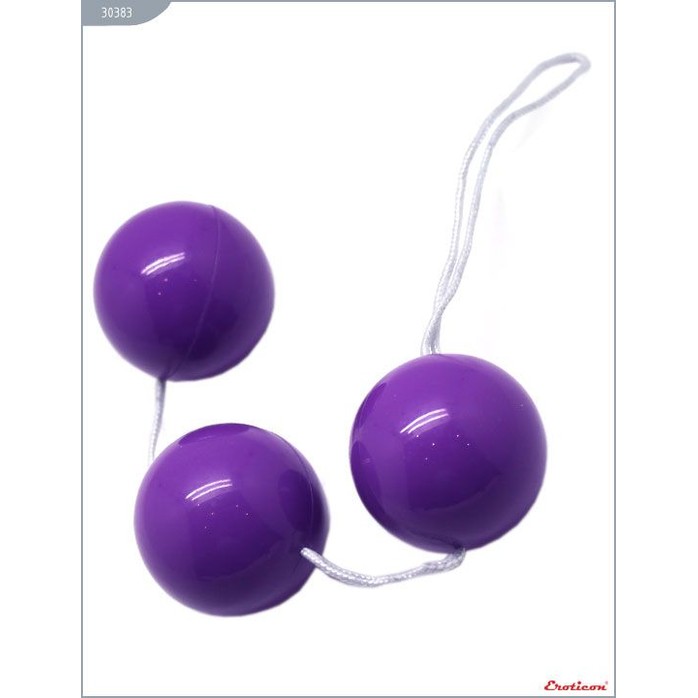 Фиолетовые тройные вагинальные шарики. Фотография 4.
