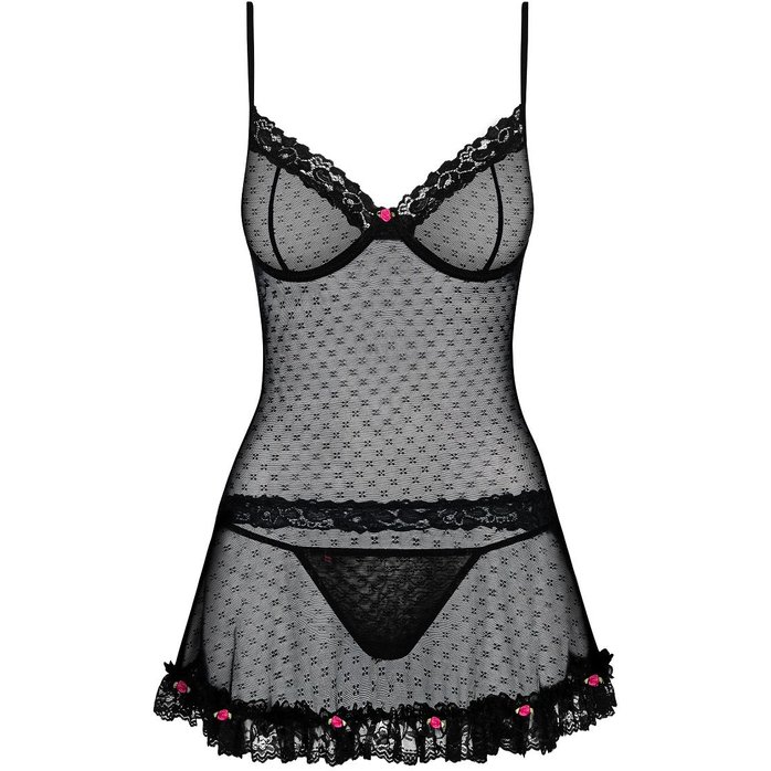 Бэби-долл Piccorosa с мелкими розочками - Sexy. Фотография 3.