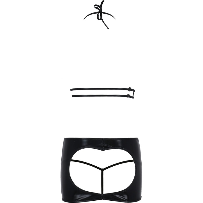 Пикантный комплект Vicky с открытой грудью и вырезом на попке. Фотография 4.