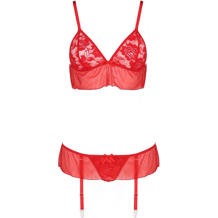 Комплект Fabiana из кружева и шифона. Фотография 3.