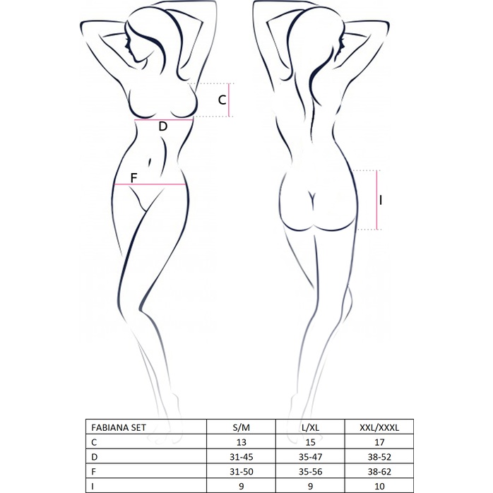 Комплект Fabiana из кружева и шифона. Фотография 5.