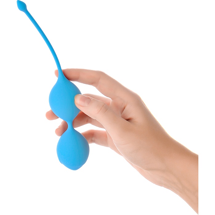 Голубые вагинальные шарики Toyfa A-toys. Фотография 4.
