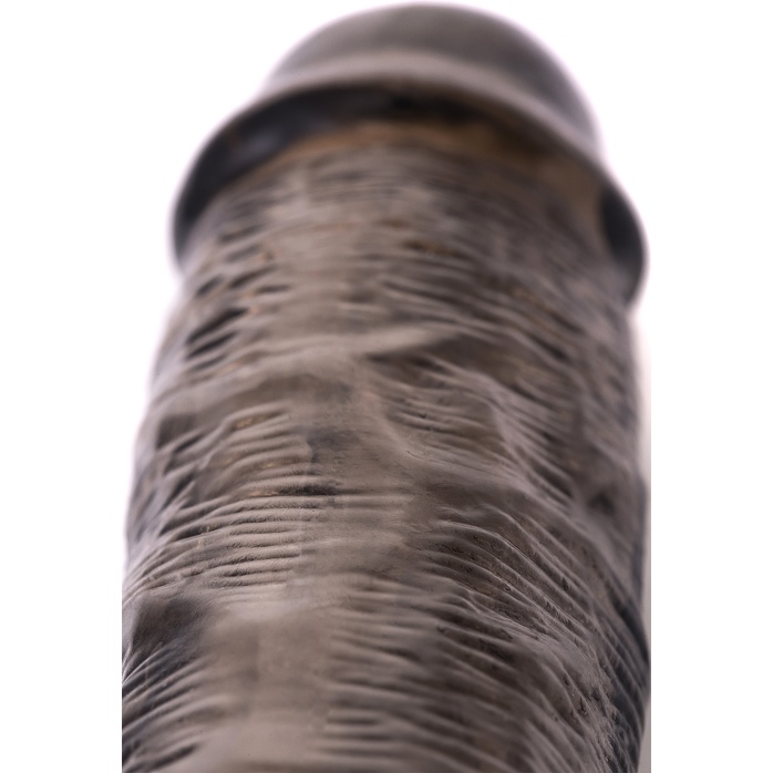 Закрытая дымчатая насадка Toyfa XLover с подхватом - 15,5 см - XLover. Фотография 6.