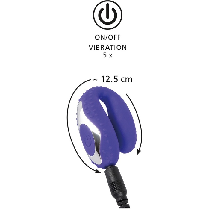 Фиолетовый вибратор для усиления ощущений от оральных ласк Blowjob - You2Toys. Фотография 8.