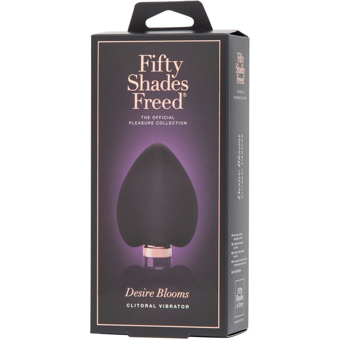 Фиолетовый клиторальный стимулятор Desire Blooms Rechargeable Clitoral Vibrator - Fifty Shades Freed. Фотография 7.
