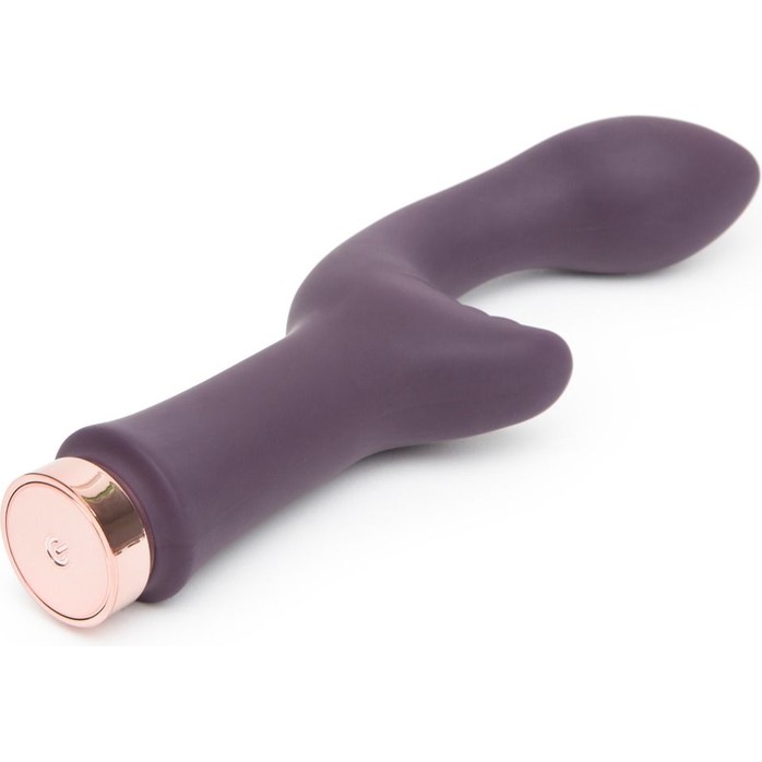 Фиолетовый вибратор Lavish Attention Rechargeable Clitoral G-Spot Vibrator - 18,4 см - Fifty Shades Freed. Фотография 2.
