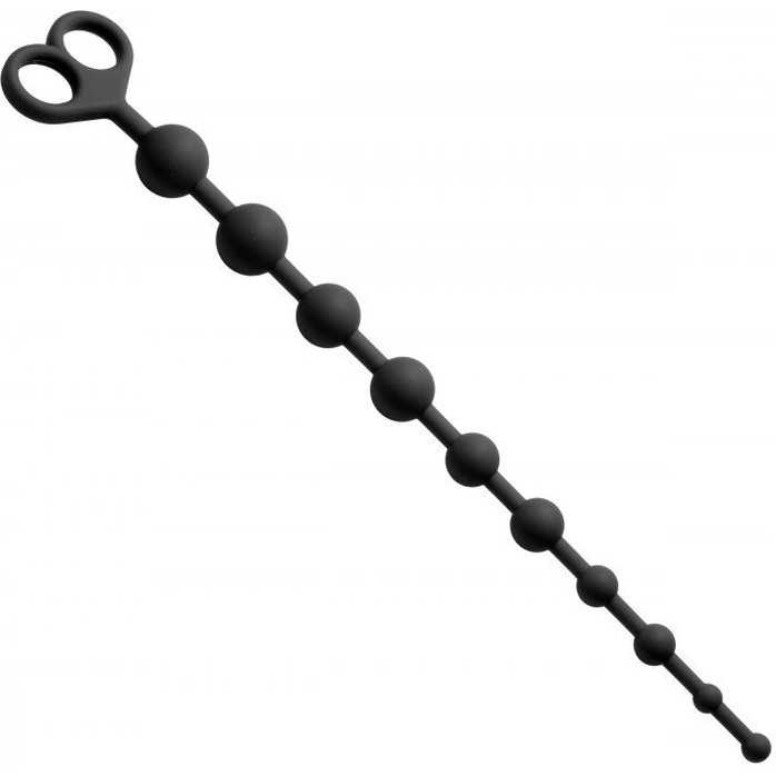 Анальные бусы Captivate Me 10 Bead Silicone Anal Beads - 34 см - Frisky