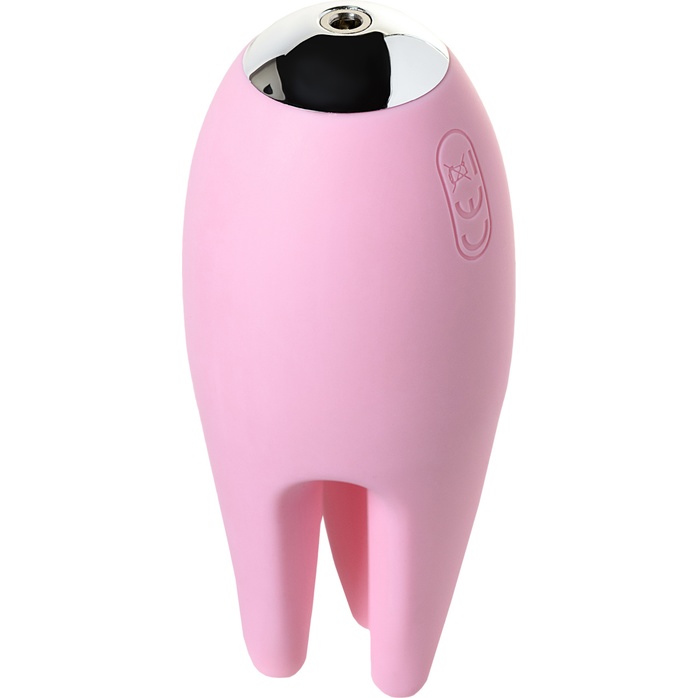 Розовый вибростимулятор клитора Cookie с подвижными щупальцами. Фотография 7.