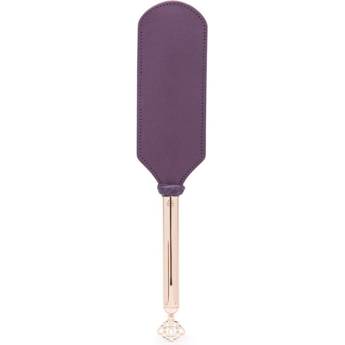 Фиолетовый пэддл Cherished Collection Leather and Suede Paddle - 41 см - Fifty Shades Freed