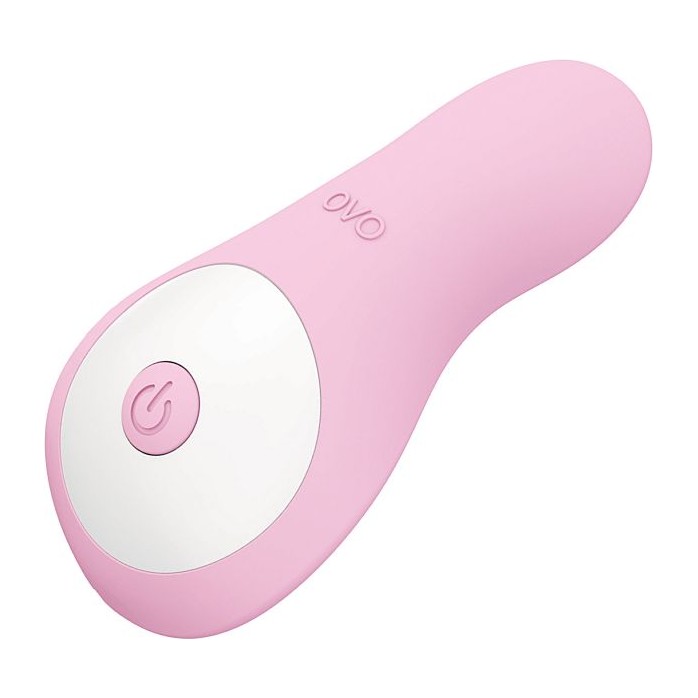 Нежно-розовый клиторальный стимулятор OVO S5. Фотография 2.