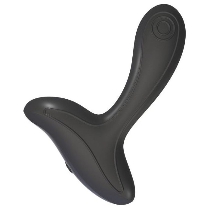 Чёрный стимулятор простаты с вибрацией OVO Q1