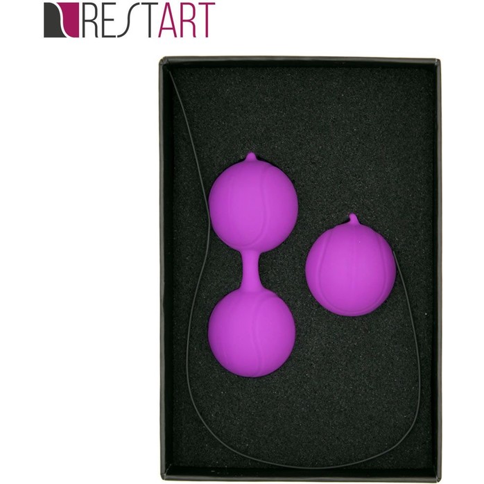 Фиолетовый набор для тренировки вагинальных мышц Kegel Balls. Фотография 5.