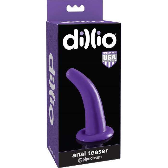 Фиолетовый анальный стимулятор Anal Teaser - 12,5 см - Dillio. Фотография 4.