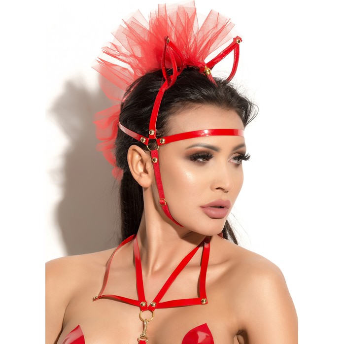 Маска с ушками Queen of hearts Allure