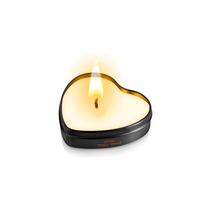 Массажная свеча с ароматом ванили Bougie Massage Candle - 35 мл. Фотография 2.