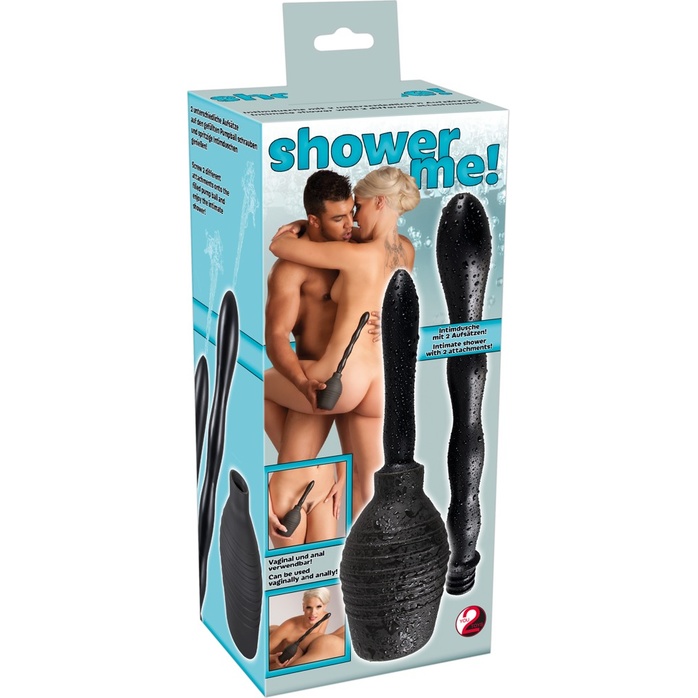 Анальный душ Shower Me с 2 сменными насадками - You2Toys. Фотография 7.