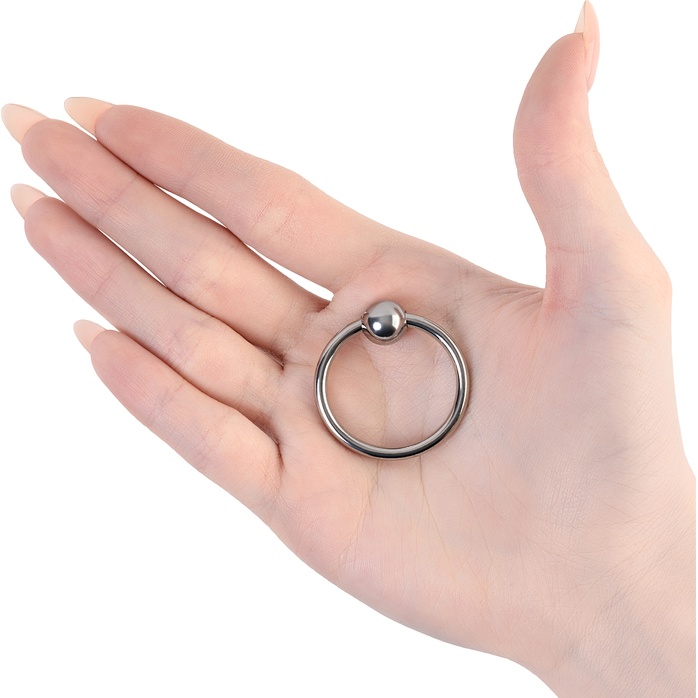 Кольцо на головку пениса размера S - Metal. Фотография 2.