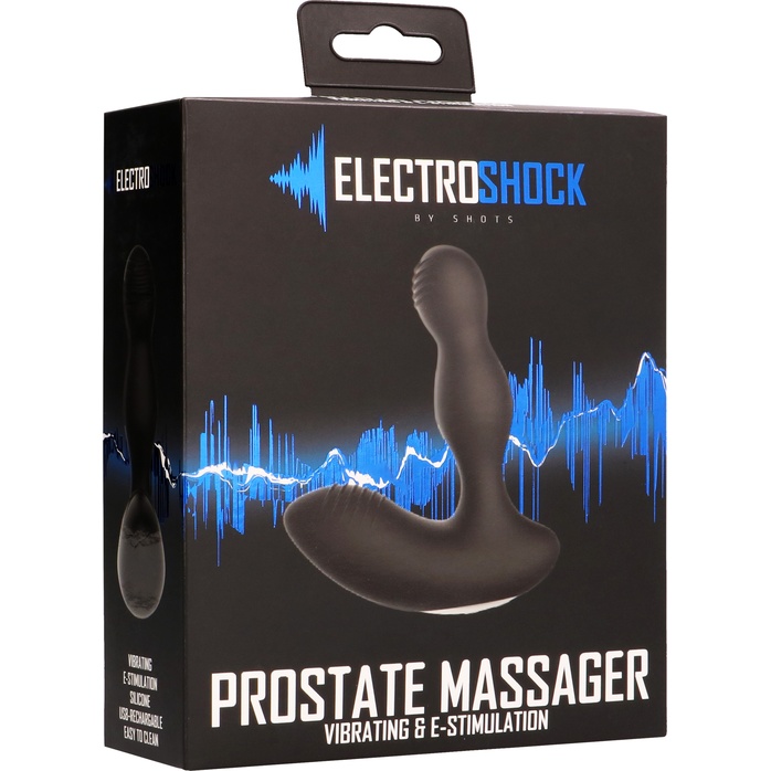 Массажёр простаты с электростимуляцией E-Stimulation Vibrating Prostate - Electroshock. Фотография 3.