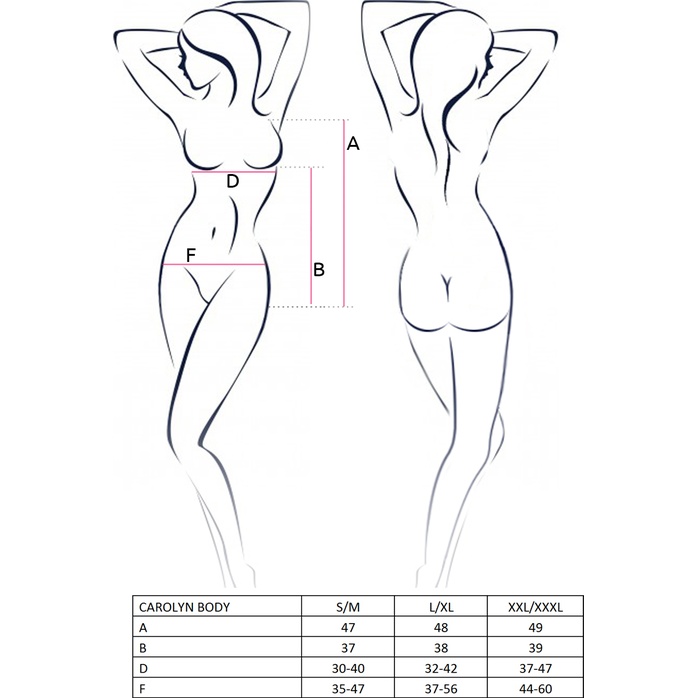 Чувственное боди Carolyn с полуоткрытым лифом. Фотография 3.