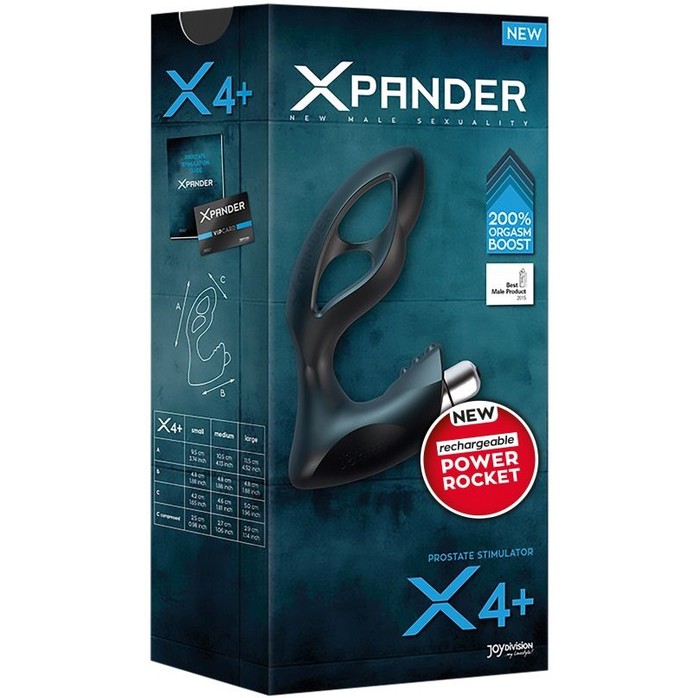 Перезаряжаемый стимулятор простаты JoyDivision Xpander X4 Size L. Фотография 3.