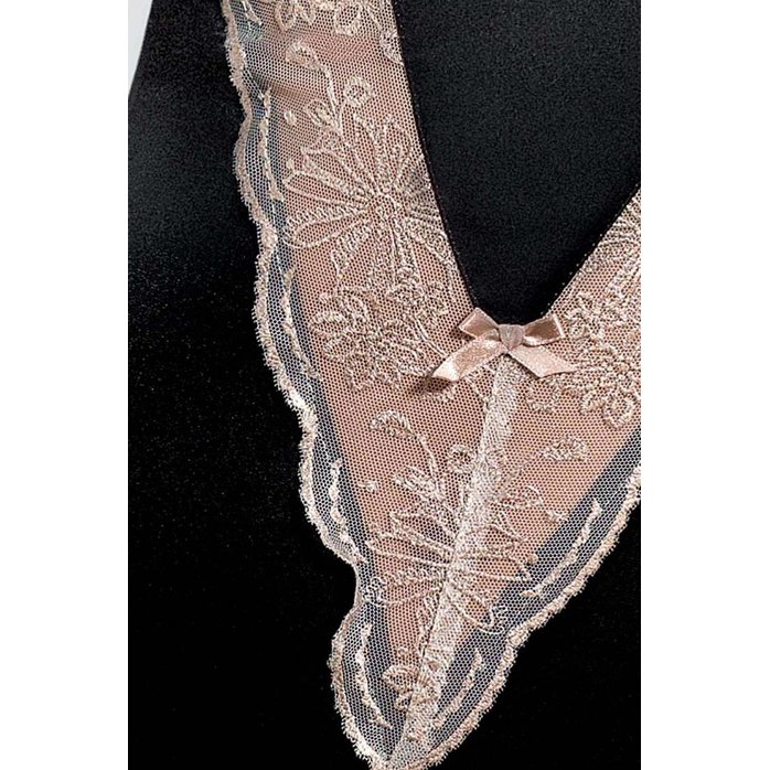 Боди Lotus с V-образной кружевной вставкой. Фотография 3.