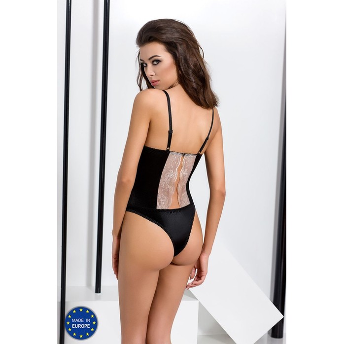 Боди Lotus с V-образной ажурной вставкой. Фотография 5.