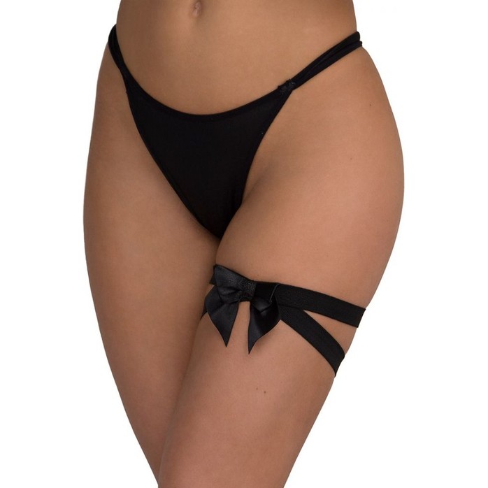 Подвязка с бантом на резинке