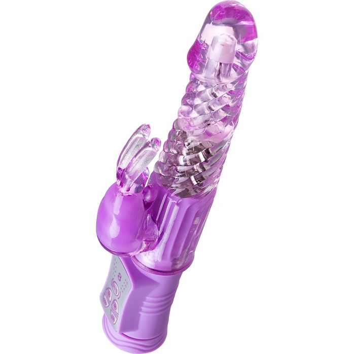 Фиолетовый вибратор High-Tech fantasy - 22,5 см. Фотография 6.