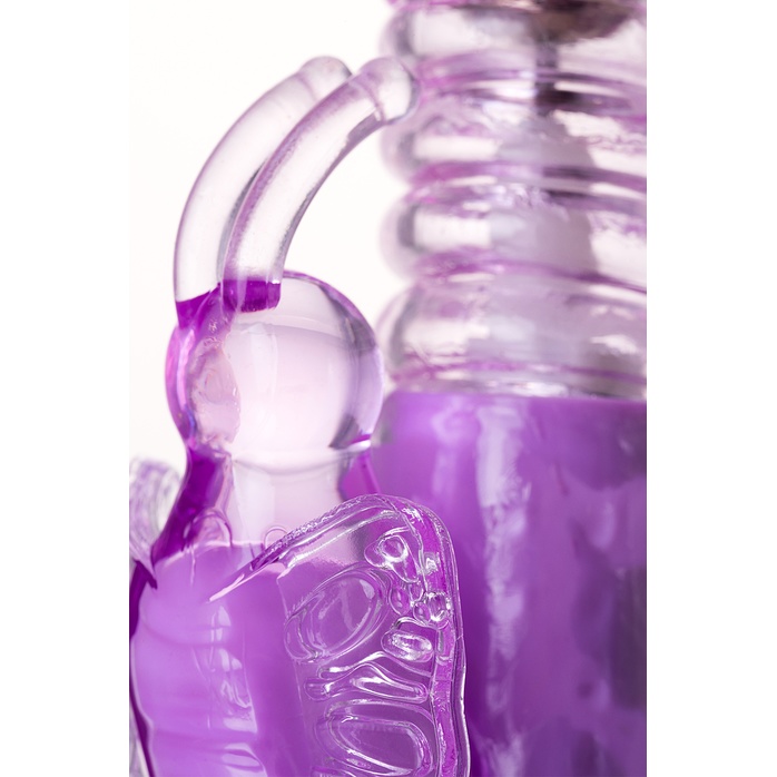 Фиолетовый хай-тек вибратор High-Tech fantasy с вращением бусин - 24,5 см. Фотография 8.
