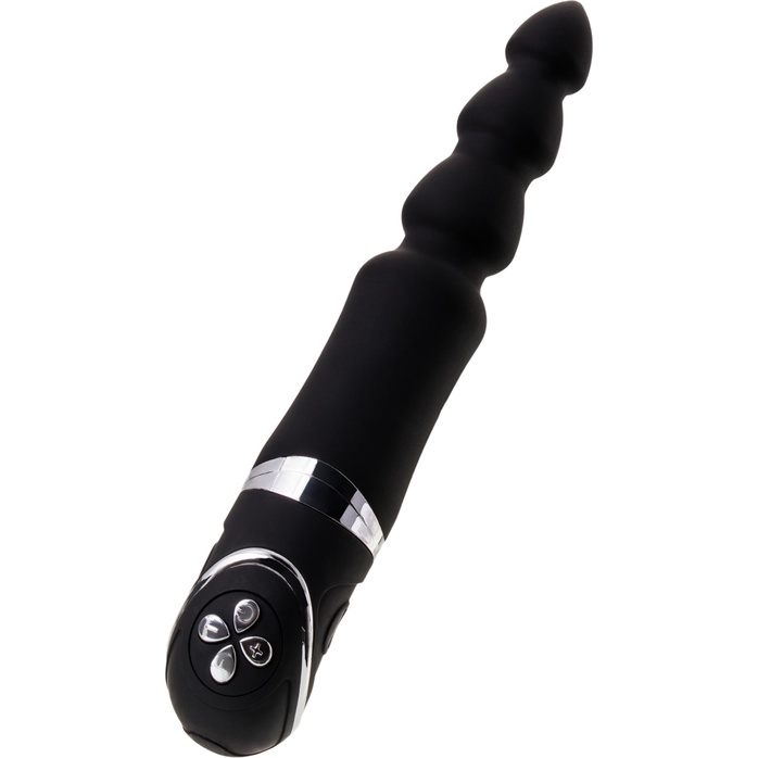 Чёрный анальный вибростимулятор Erotist - 20,7 см