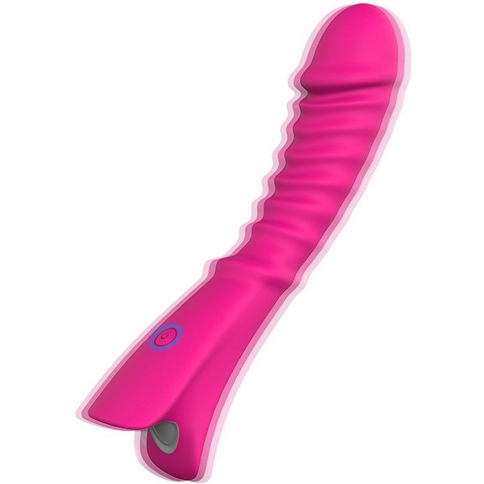 Розовый вибратор для массажа G-точки S-HANDE Topi - 19,9 см. Фотография 6.