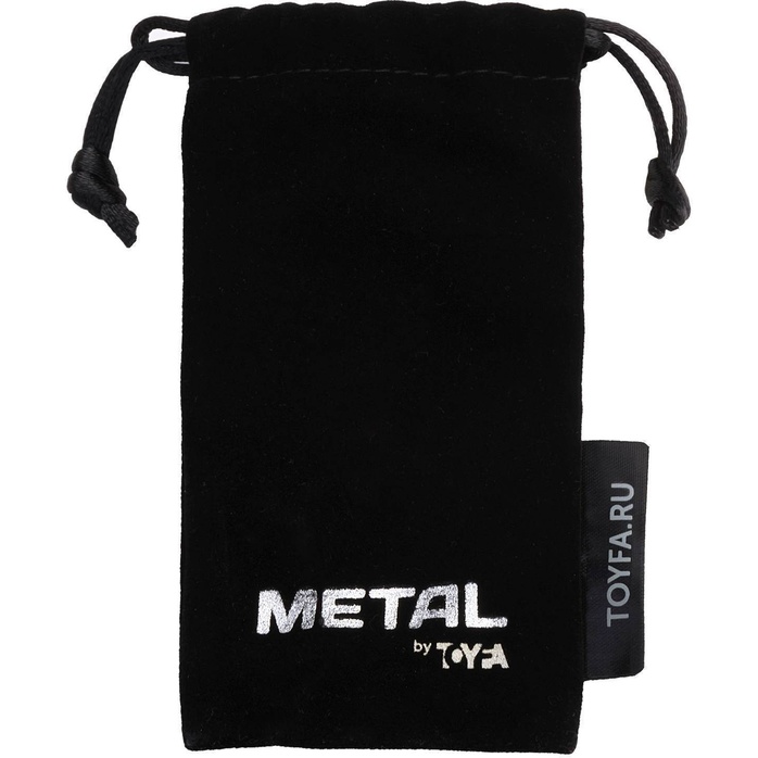 Анальная ёлочка с синим стразом TOYFA Metal - 13,7 см - Metal. Фотография 5.