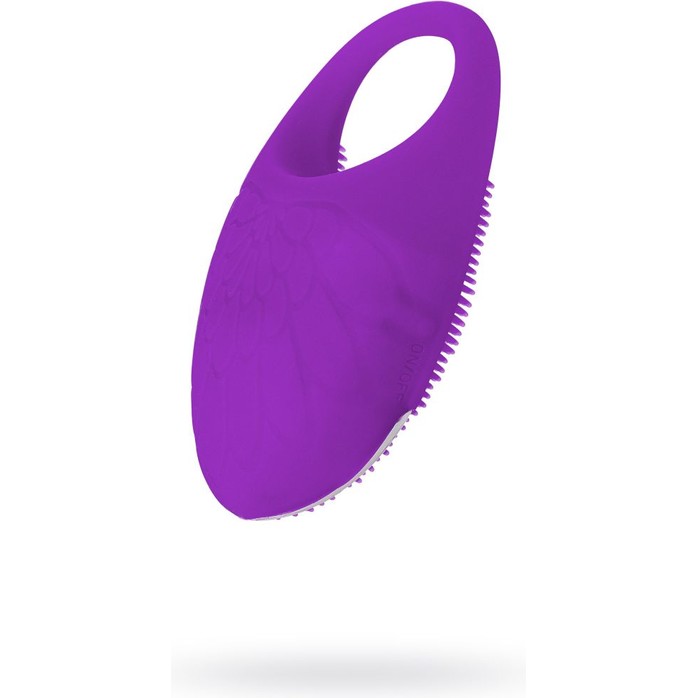 Фиолетовое перезаряжаемое эрекционное кольцо с вибрацией JAMIE. Фотография 3.