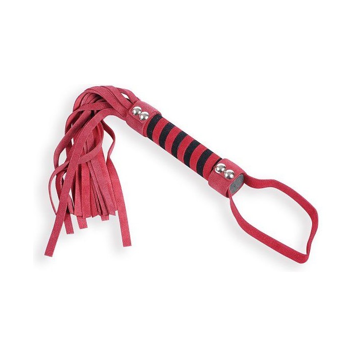 Плеть-флогер с плетеной рукояткой - 36 см