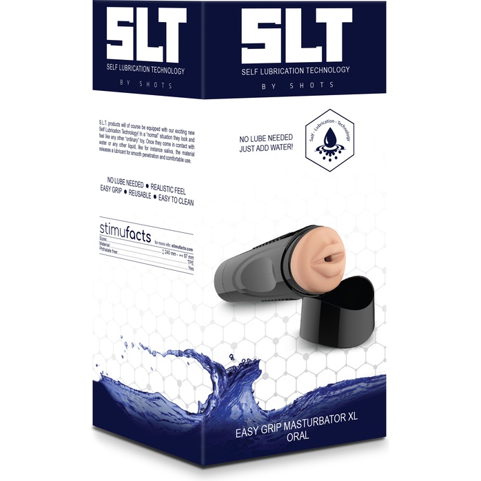 Мастурбатор-ротик Self Lubrication Easy Grip Masturbator XL Oral - SLT. Фотография 3.