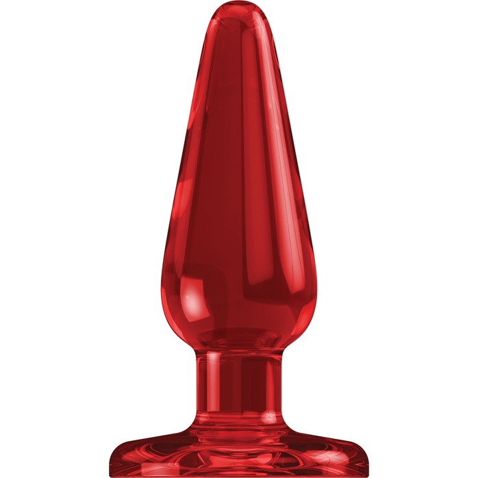 Красная анальная пробка Butt Plug Basic 3 Inch - 7,6 см - Plug   Play