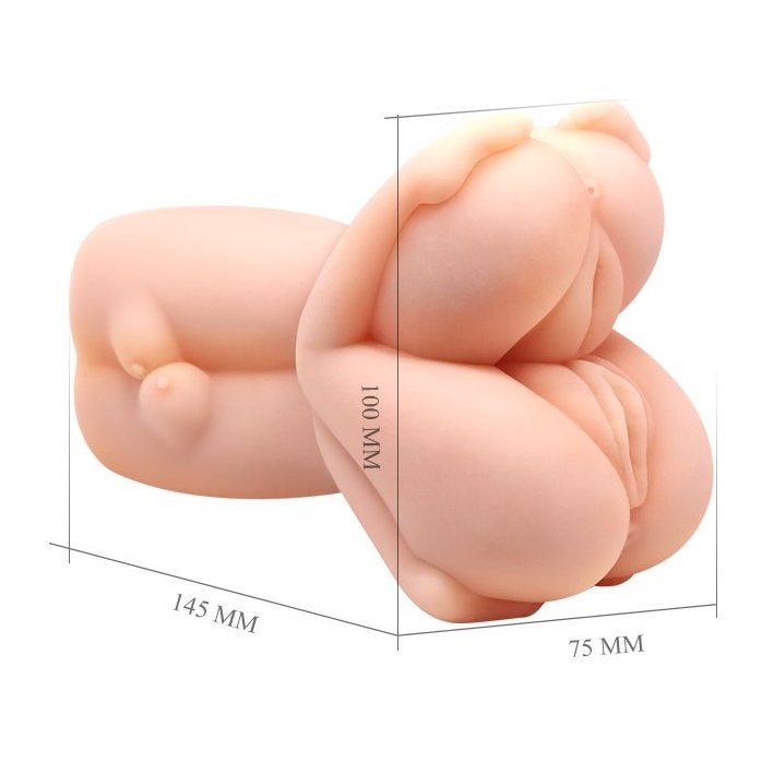 Мастурбатор Passion lady в виде прижатых друг к другу вагин. Фотография 6.