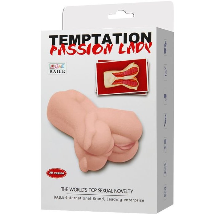 Мастурбатор Passion lady в виде прижатых друг к другу вагин. Фотография 7.