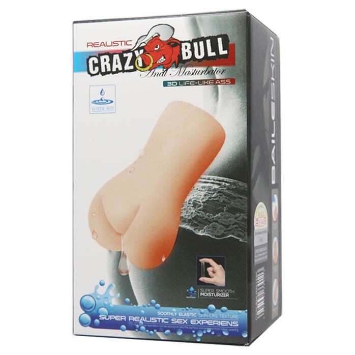 Мастурбатор-анус с эффектом смазки - Crazy Bull. Фотография 6.