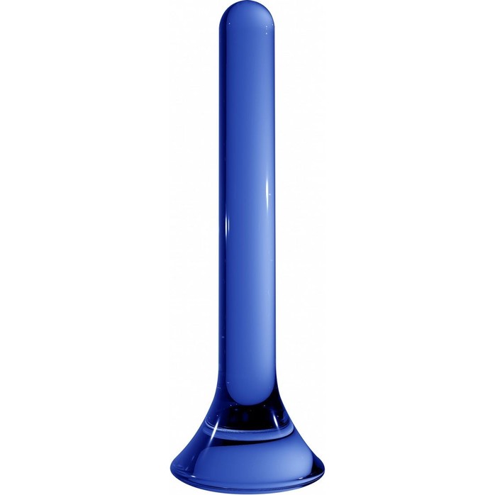 Синий стеклянный стимулятор Tower - 18 см - Chrystalino