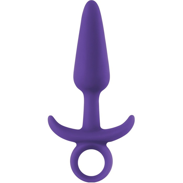 Фиолетовая анальная пробка с держателем INYA Prince Small - 11,4 см - INYA
