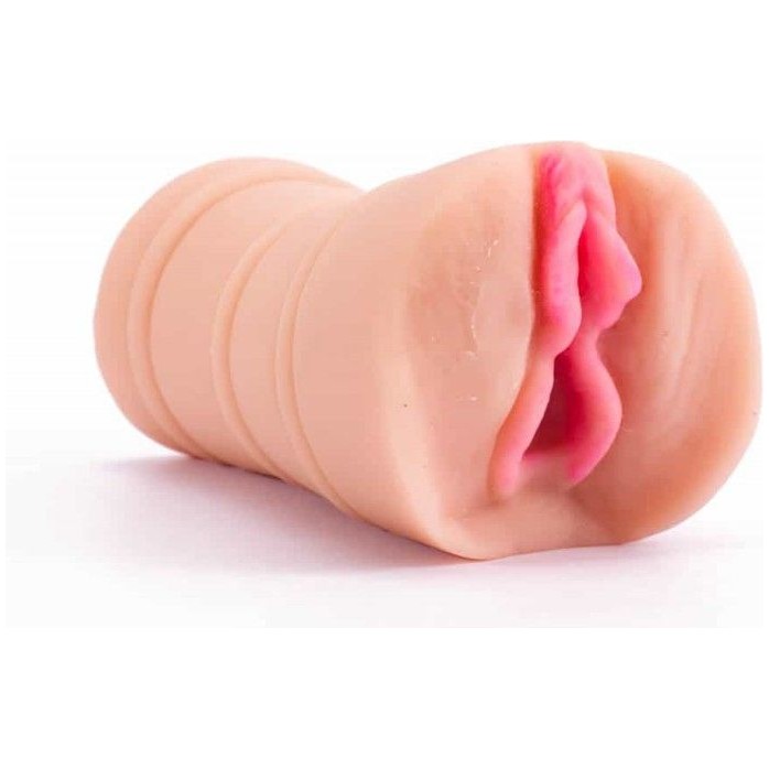Телесный мастурбатор-вагина с вибрацией X-Basic Pocket Pussy